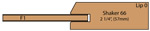 Allstyle Cabinet Doors: cutaway of Henegan Cabinet Door